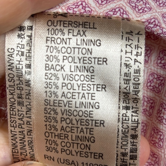 Massimo Dutti Women Linen Blazer Jacket 42 /11 Breathable Luxury Office Minimal - Picture 7 of 13